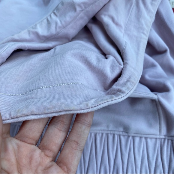 LULULEMON porcelain pink Stress Less funnel neck sweatshirt 6 - Picture 8 of 13